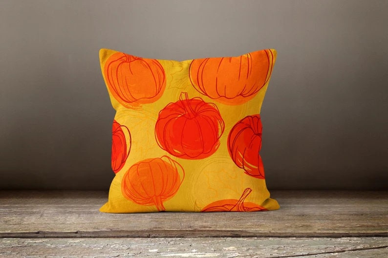 Halloween Decorative Pumpkin Throw Cushion Covers