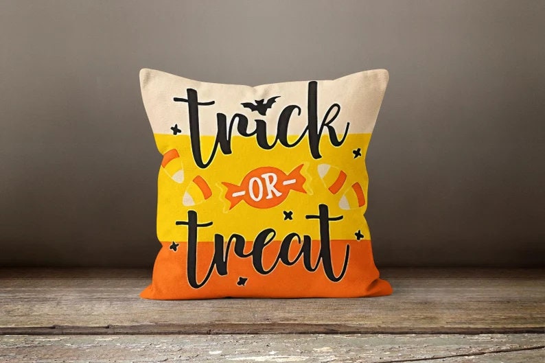 Autumn Halloween Pumpkin Farmhouse Style Cushion Cover