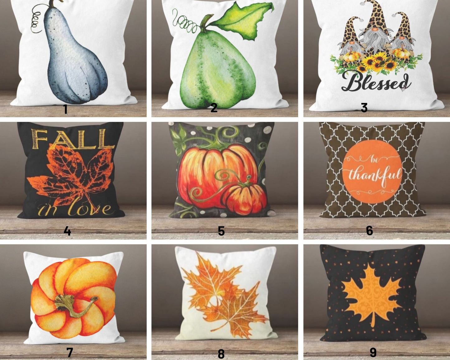 Autumn Decor Cushion Cover Halloween Home Decoration