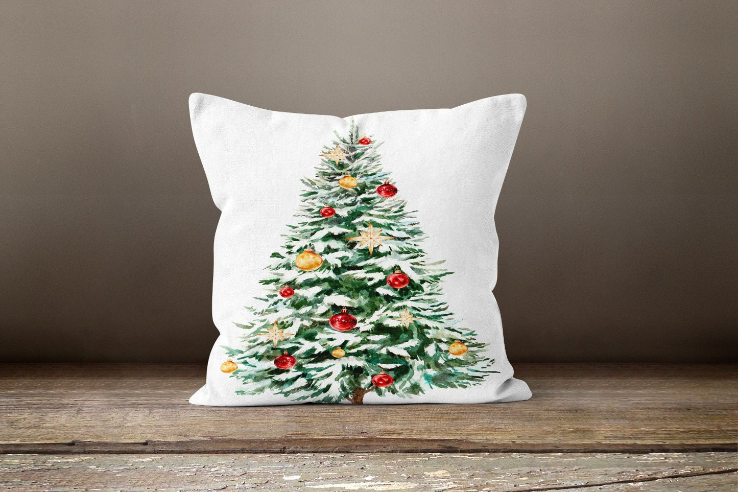 Christmas Tree Winter Decor Cushion Cover