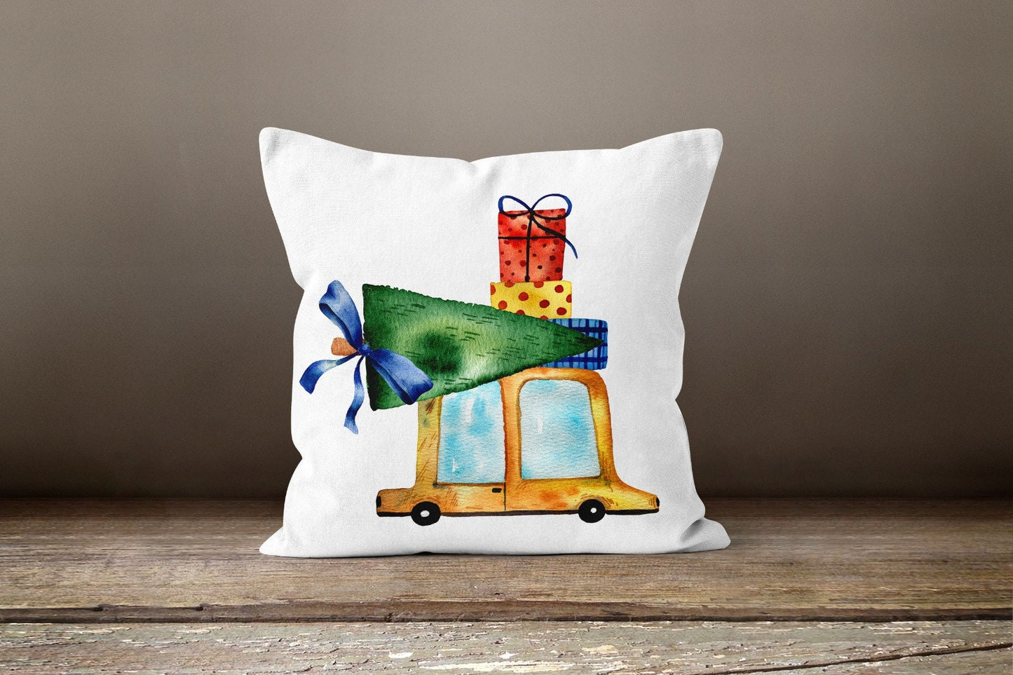 Christmas Tree Winter Decor Cushion Cover