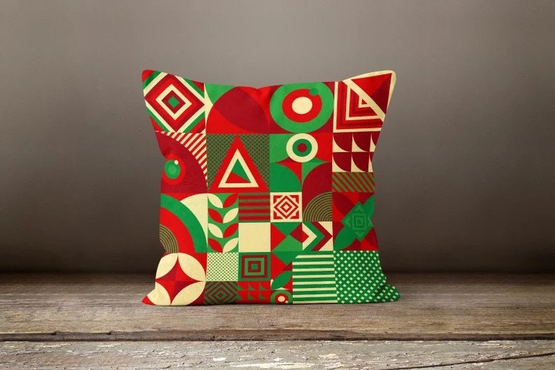 Christmas Themed Snowflake Cushion Cover