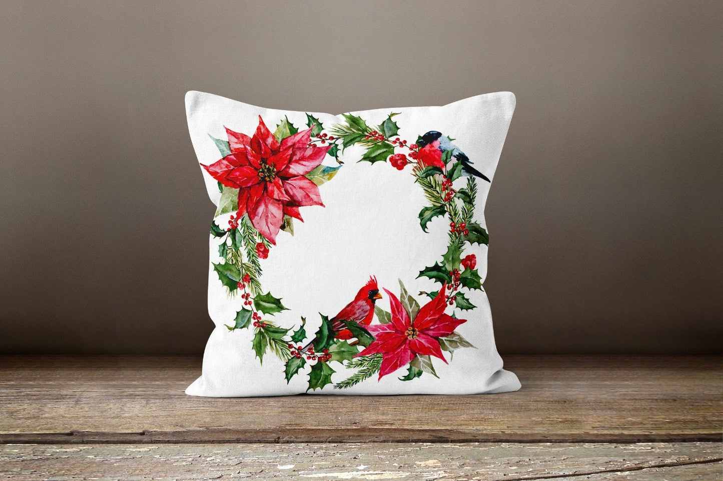 Christmas Themed Snowflake Cushion Cover