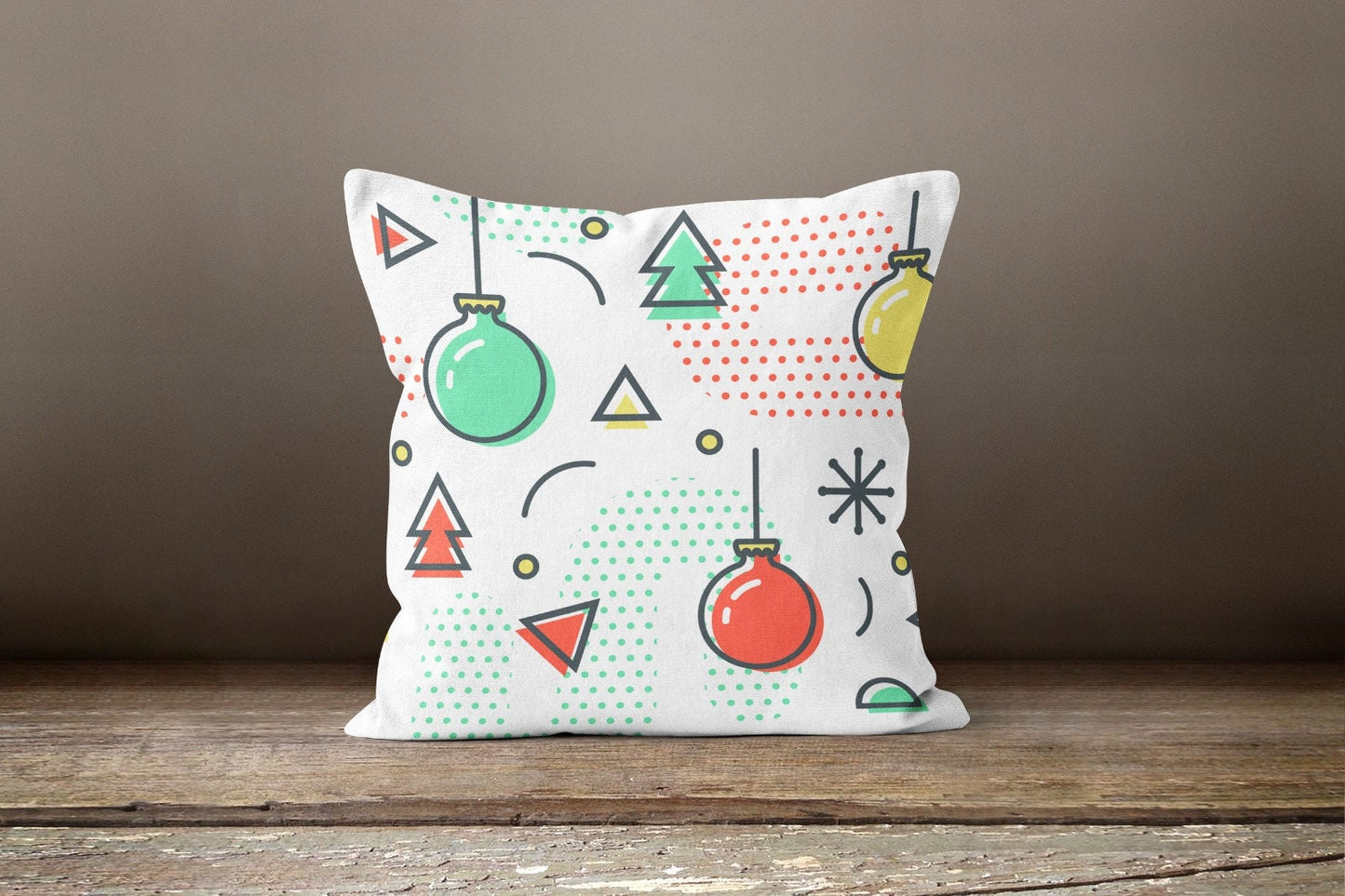 Christmas Themed Snowflake Cushion Cover