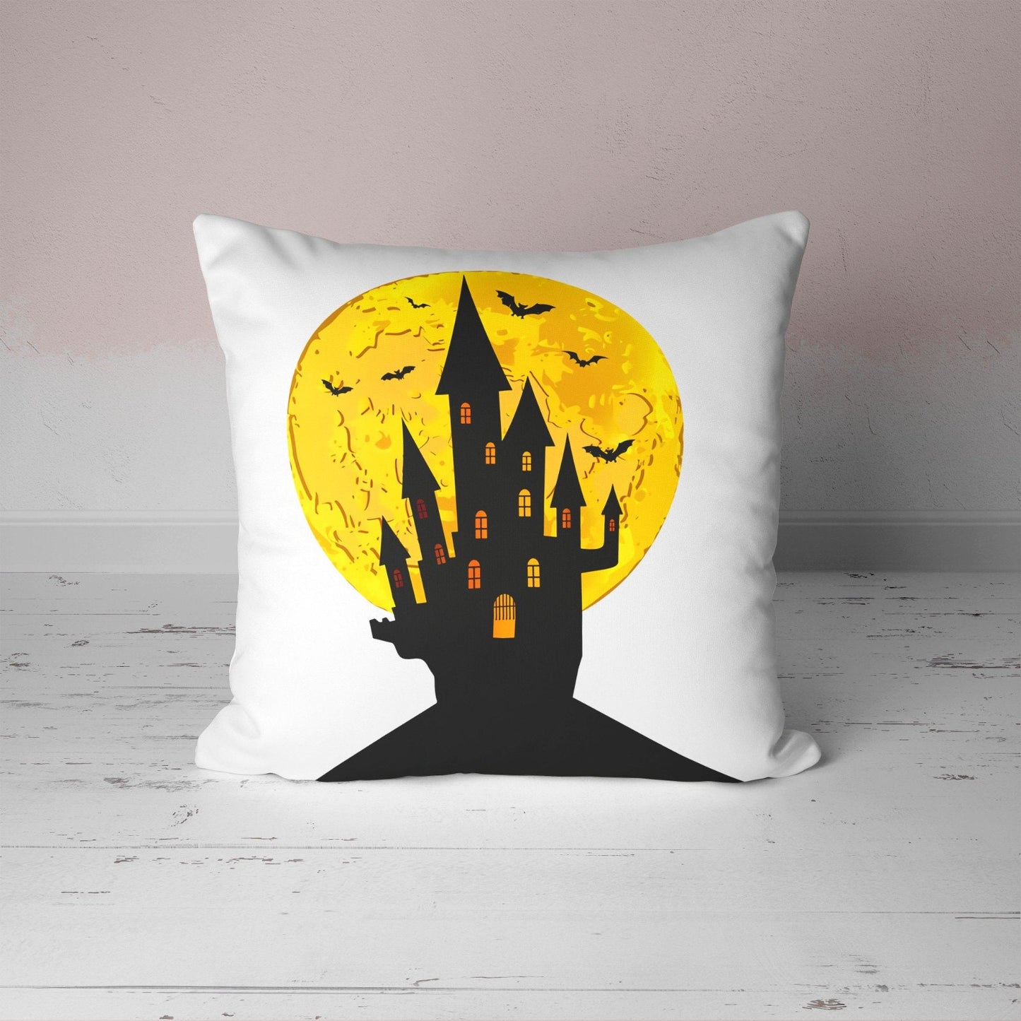 Pumpkin Carved Fall Halloween Cushion Cover