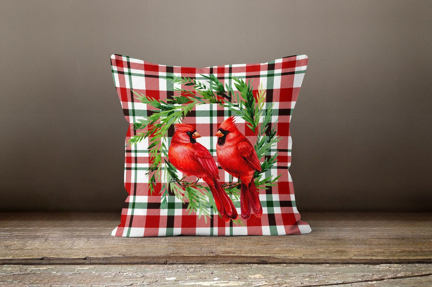 Christmas Snowflake Lantern Festive Holiday Cushion Cover