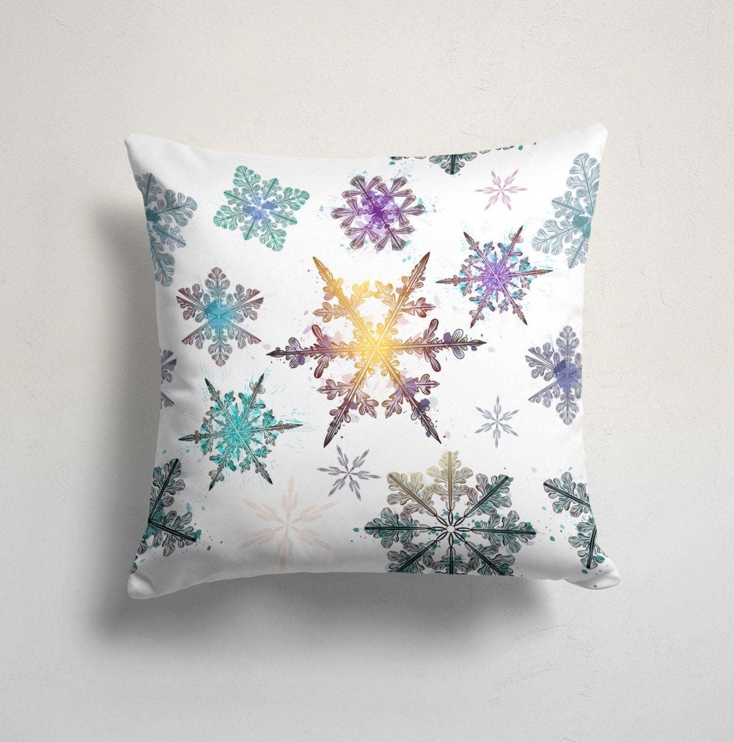 Christmas Red Truck Deer and Bell Printed Throw Cushion Cover