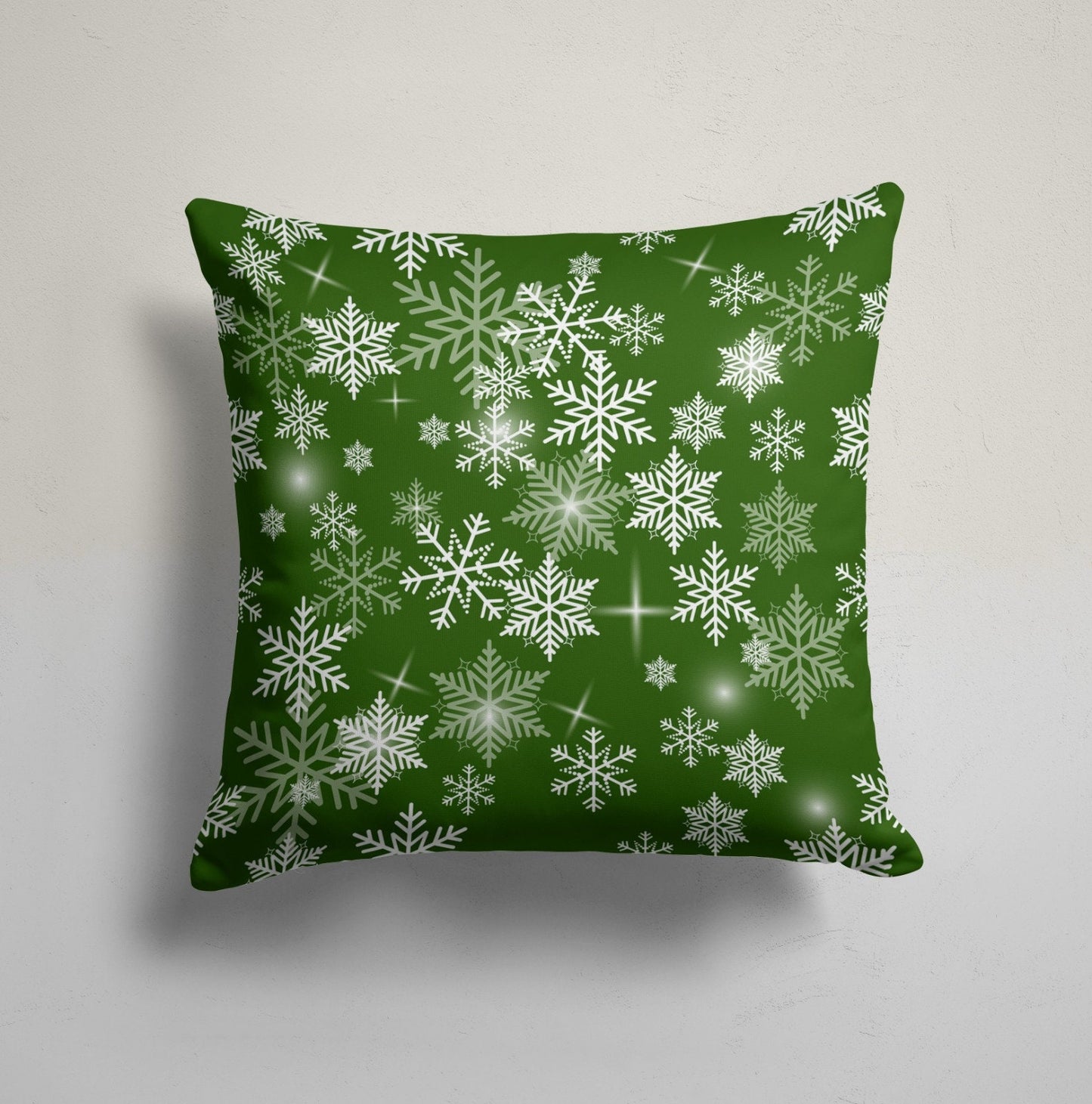 Christmas Red Truck Deer and Bell Printed Throw Cushion Cover