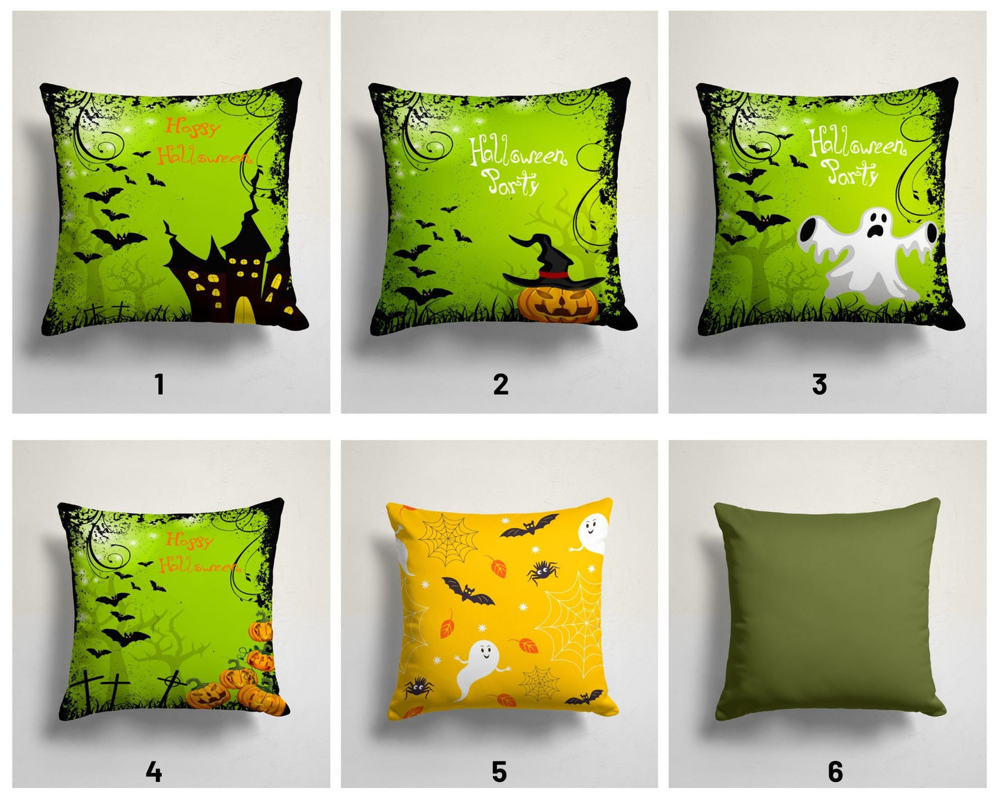 Bat Ghost Halloween Cushion Covers