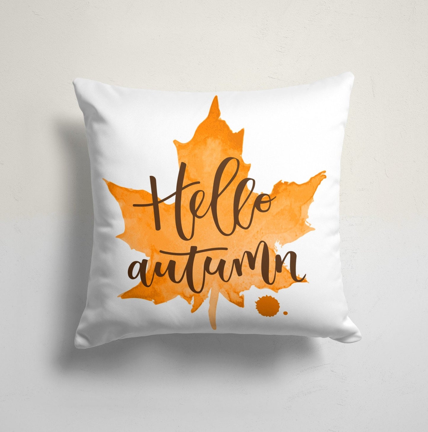 Hello Autumn Squirrel Fall Cushion Cover