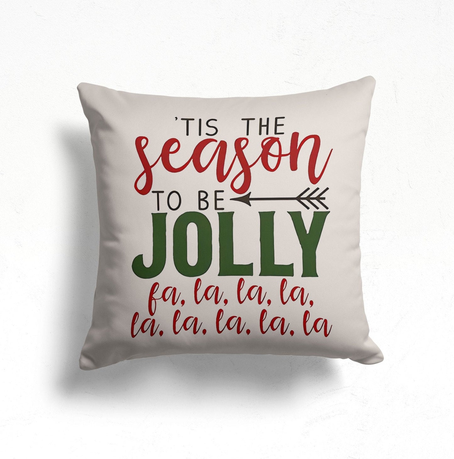 Pine Tree Deer Print Christmas Cushion Cover