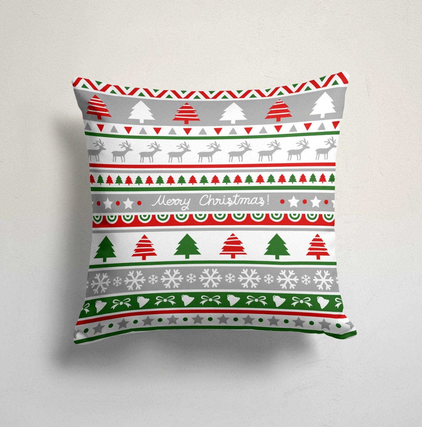 Christmas Snowflake Winter Trend Designs Throw Cushion Cover