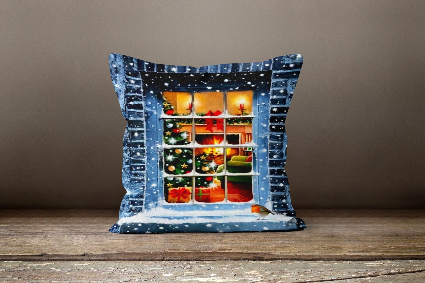 Winter Xmas Festive Season Christmas Cushion Cover
