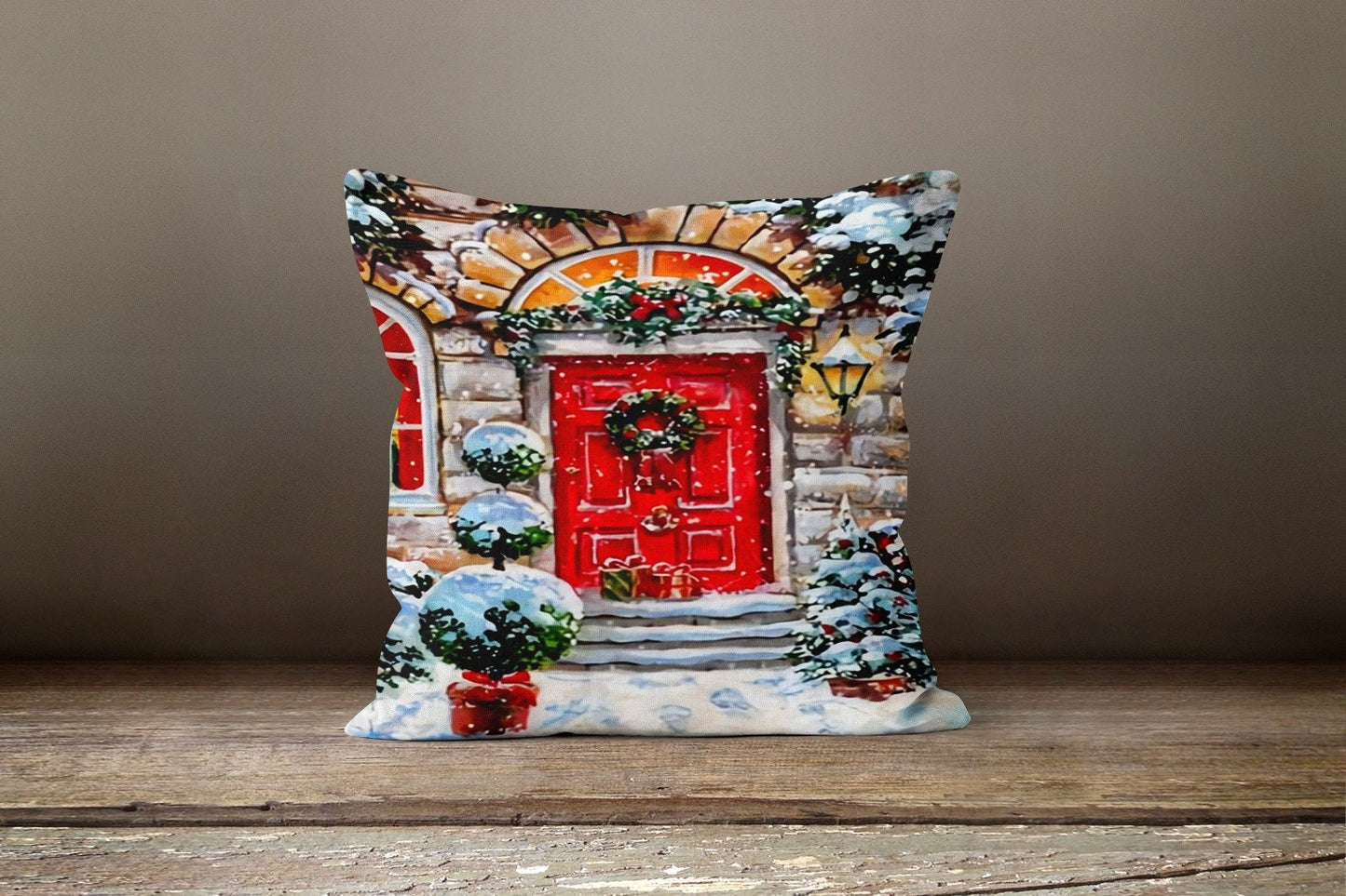 Winter Xmas Festive Season Christmas Cushion Cover