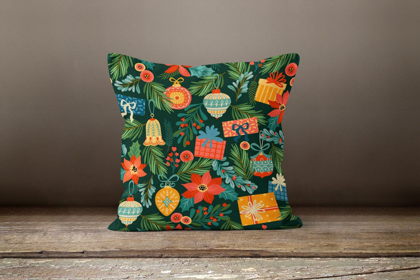 Winter Xmas Festive Season Christmas Cushion Cover