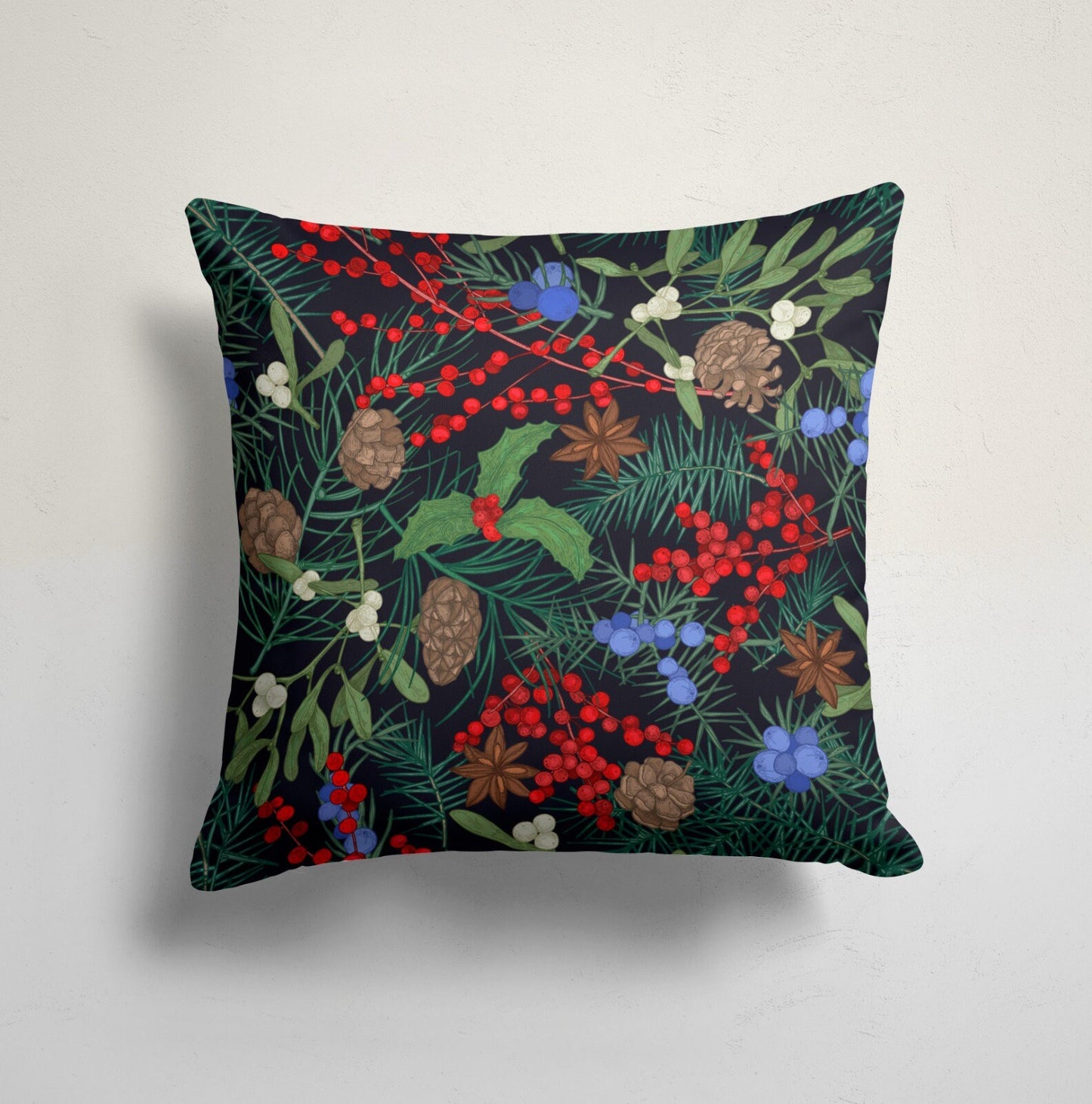 Christmas Cushion Cover Xmas Festive Throw Cushion Case