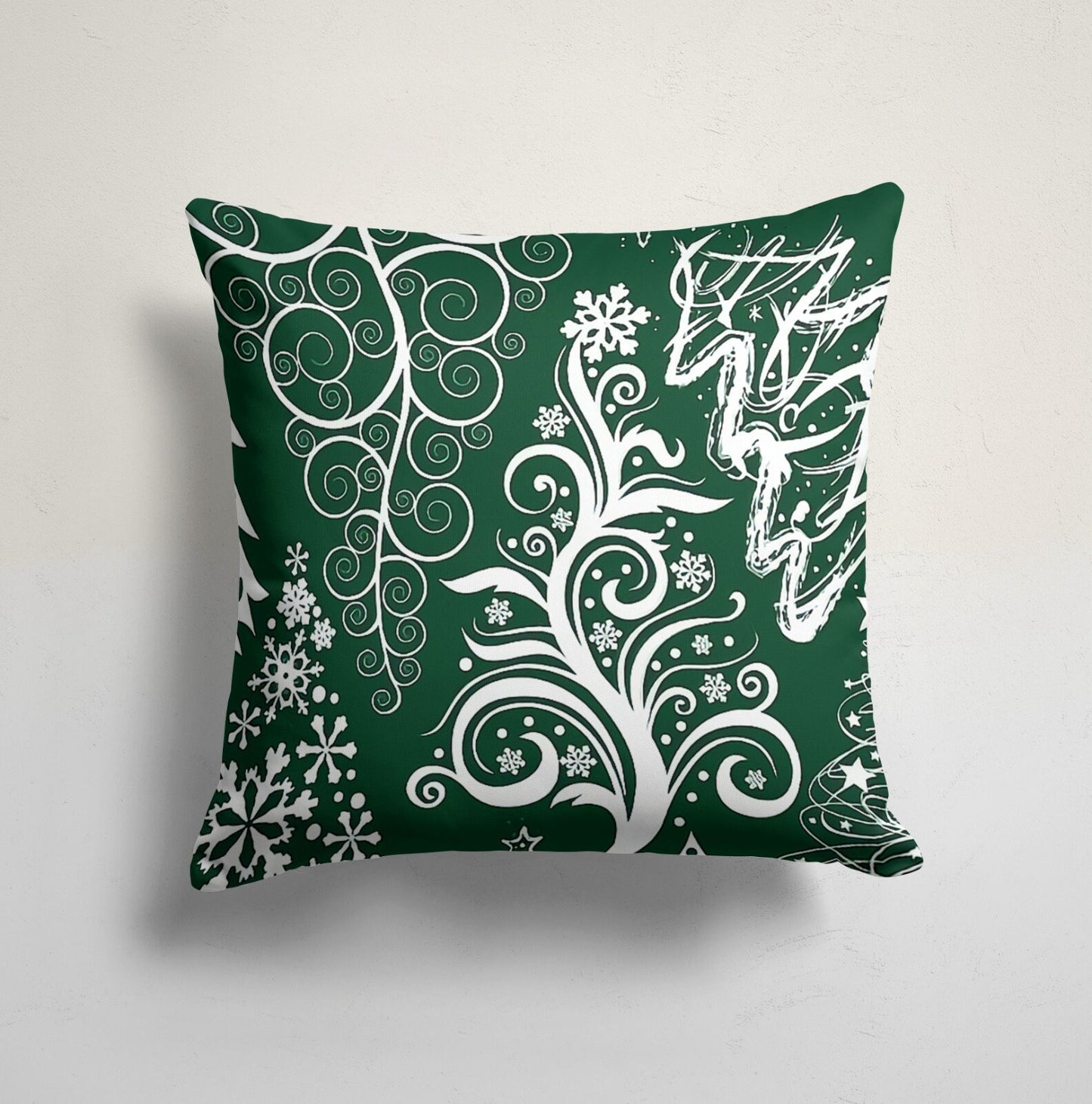Christmas Cushion Cover Xmas Festive Throw Cushion Case