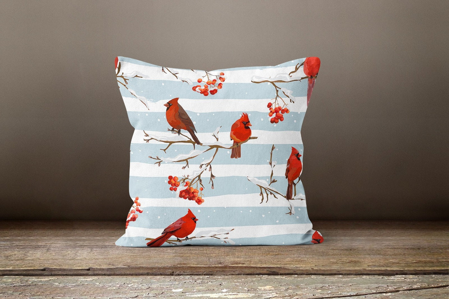 Christmas Snowflake Lantern Festive Holiday Cushion Cover