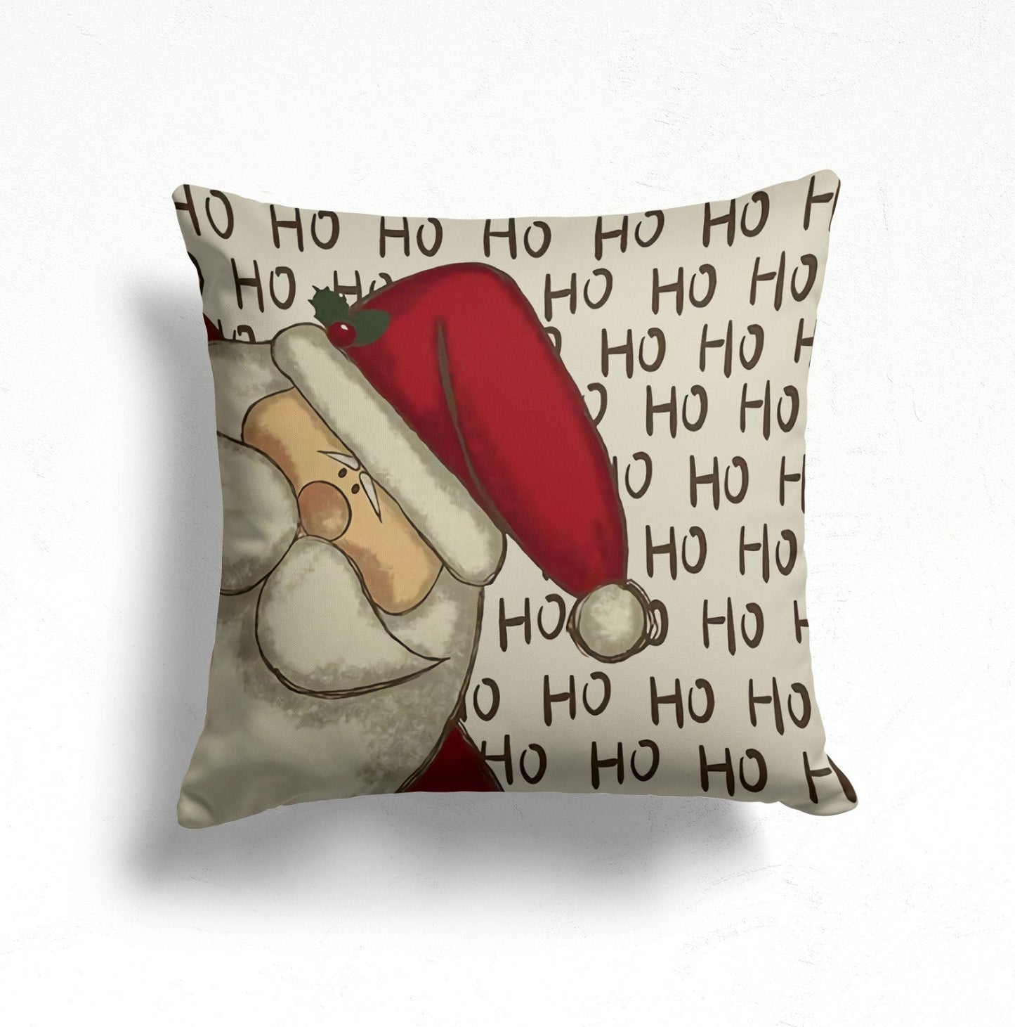 Snowman Gnome Christmas Cushion Cover Happy New Year Decor