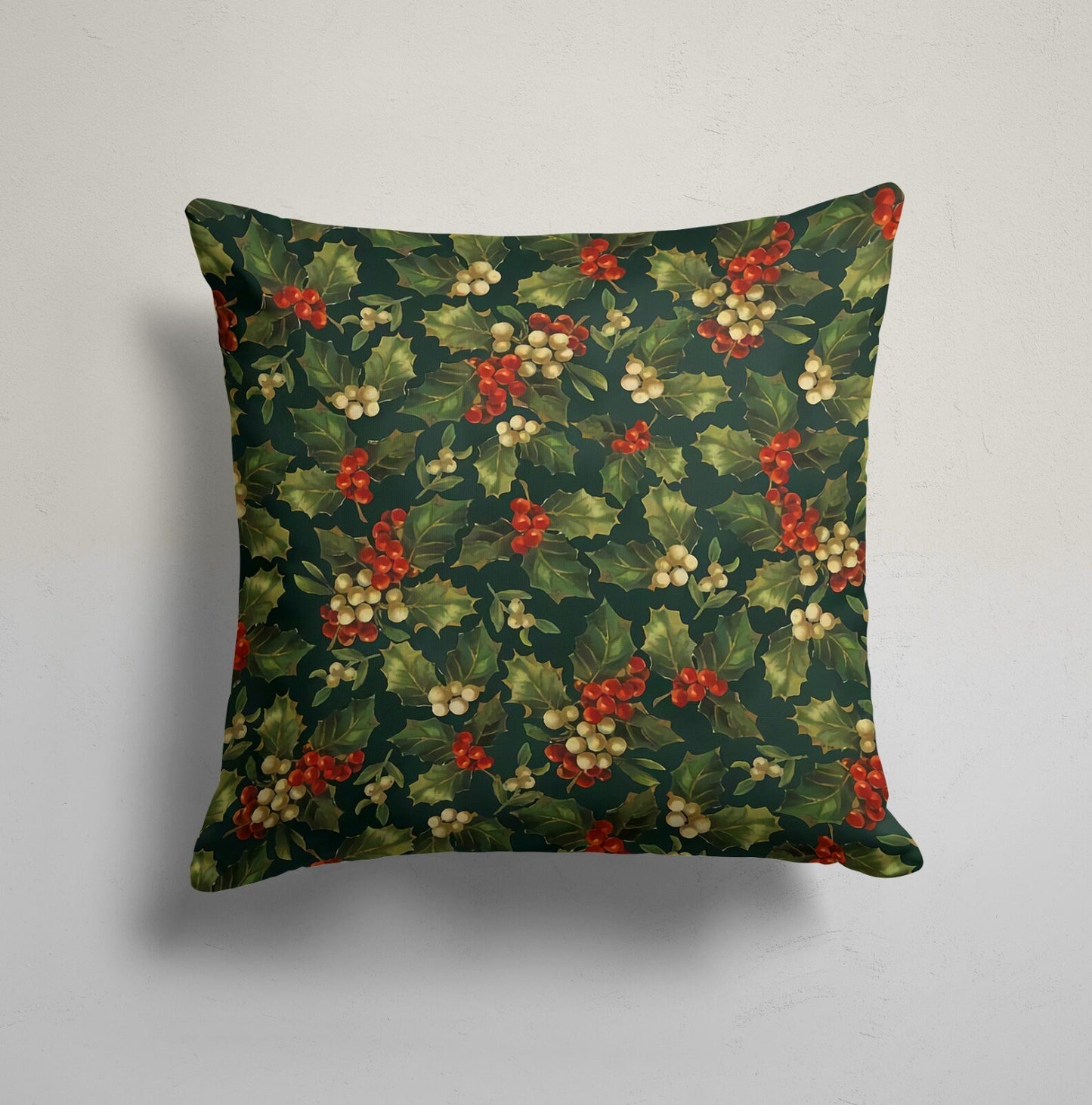 Joyful Christmas Winter-Themed Festive Holiday Cushion Cover