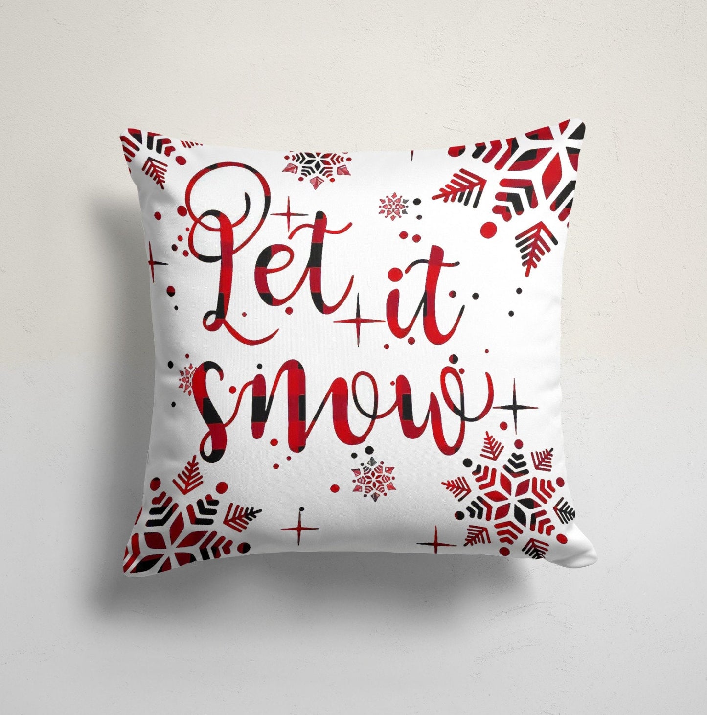 Christmas Snowflake Winter Trend Designs Throw Cushion Cover