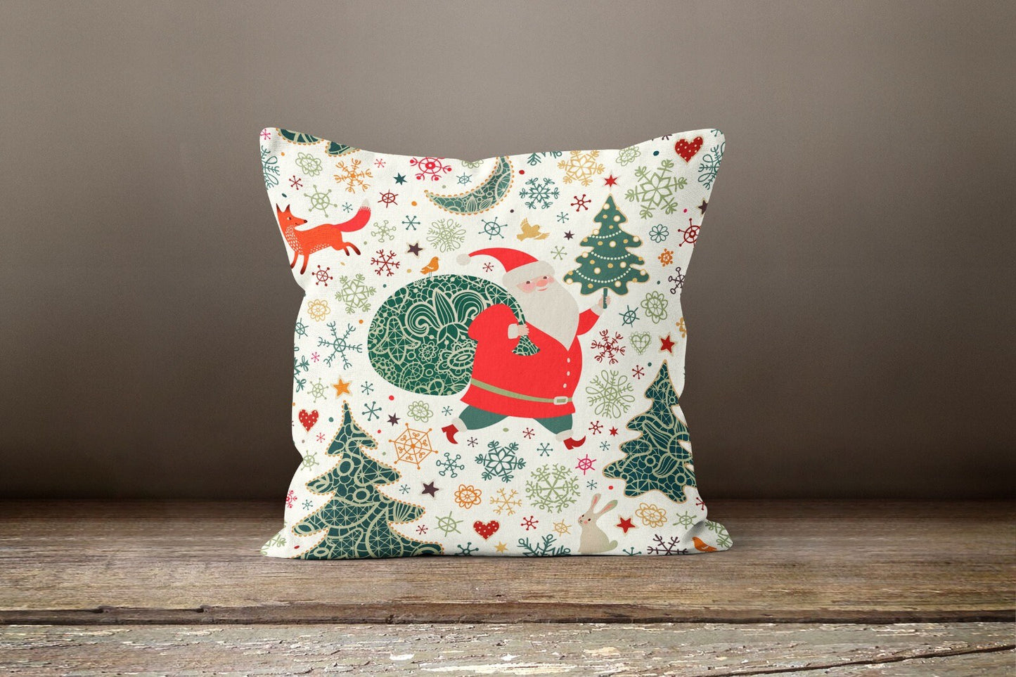 Christmas Ginger Bread Festive Gnome Cushion Cover