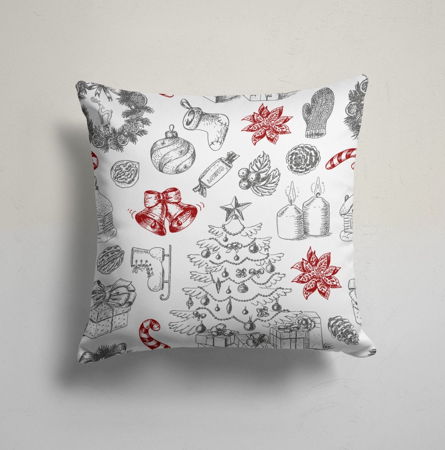 Christmas Festive Holiday Xmas Cushion Covers