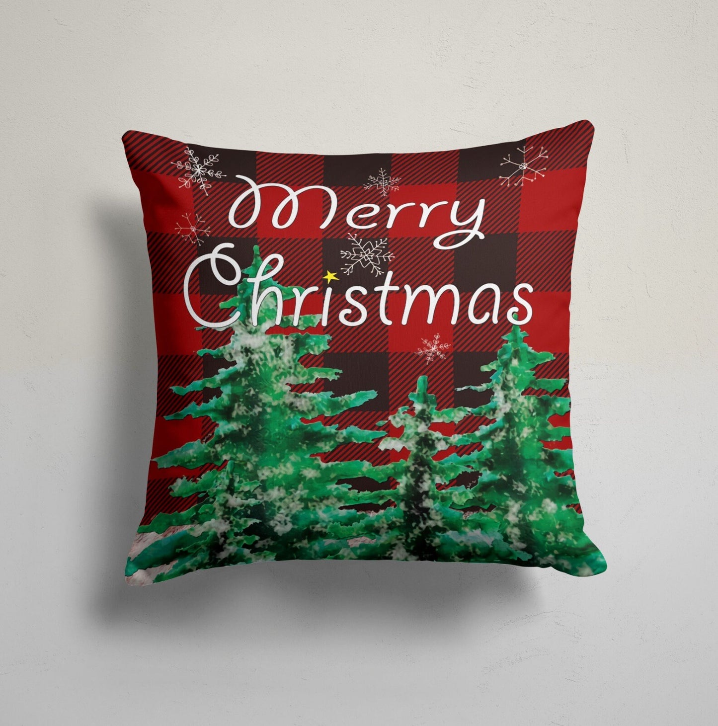 Christmas Cushion Cover Xmas Festive Throw Cushion Case