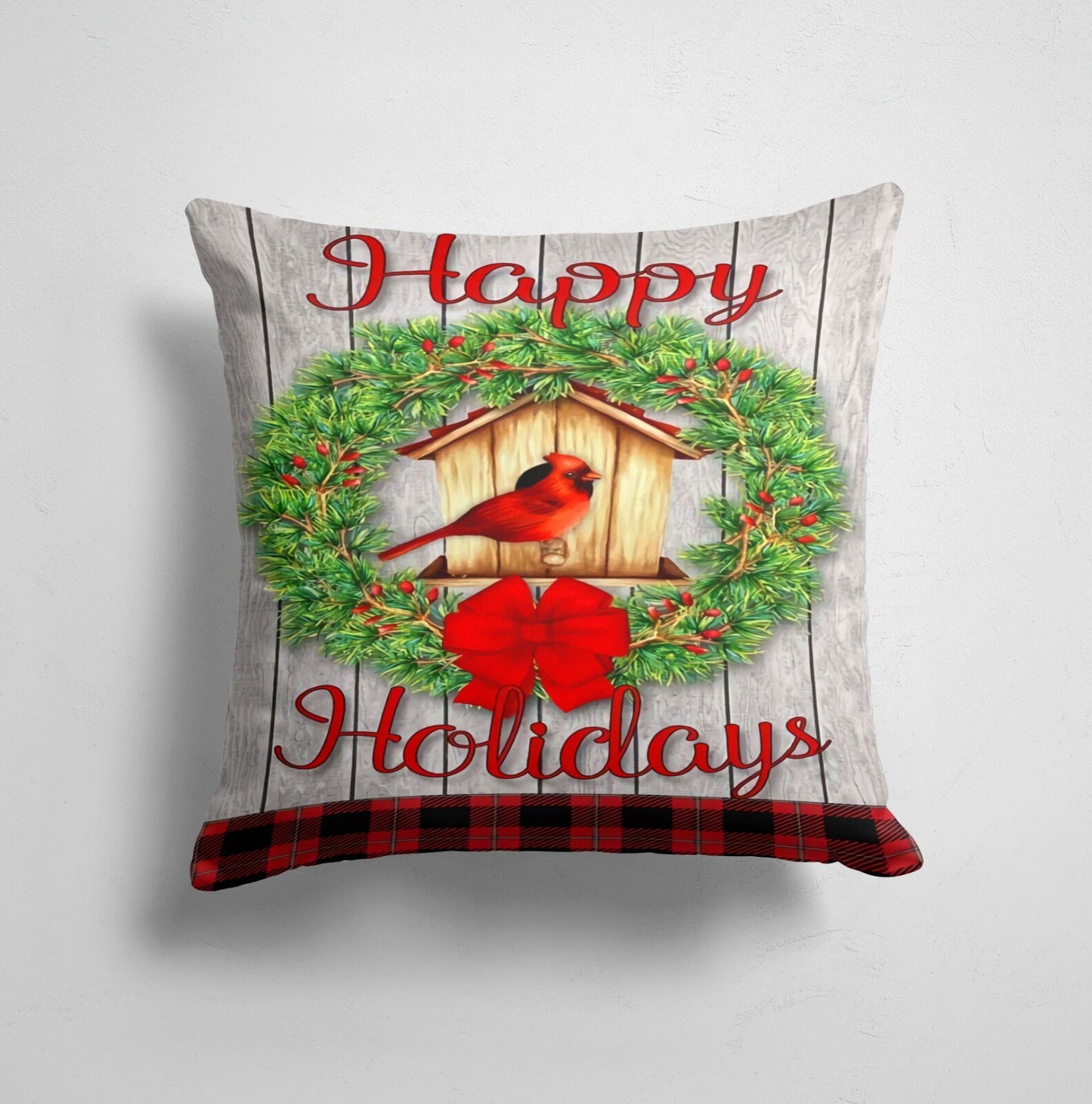 Christmas Cushion Cover Xmas Festive Throw Cushion Case