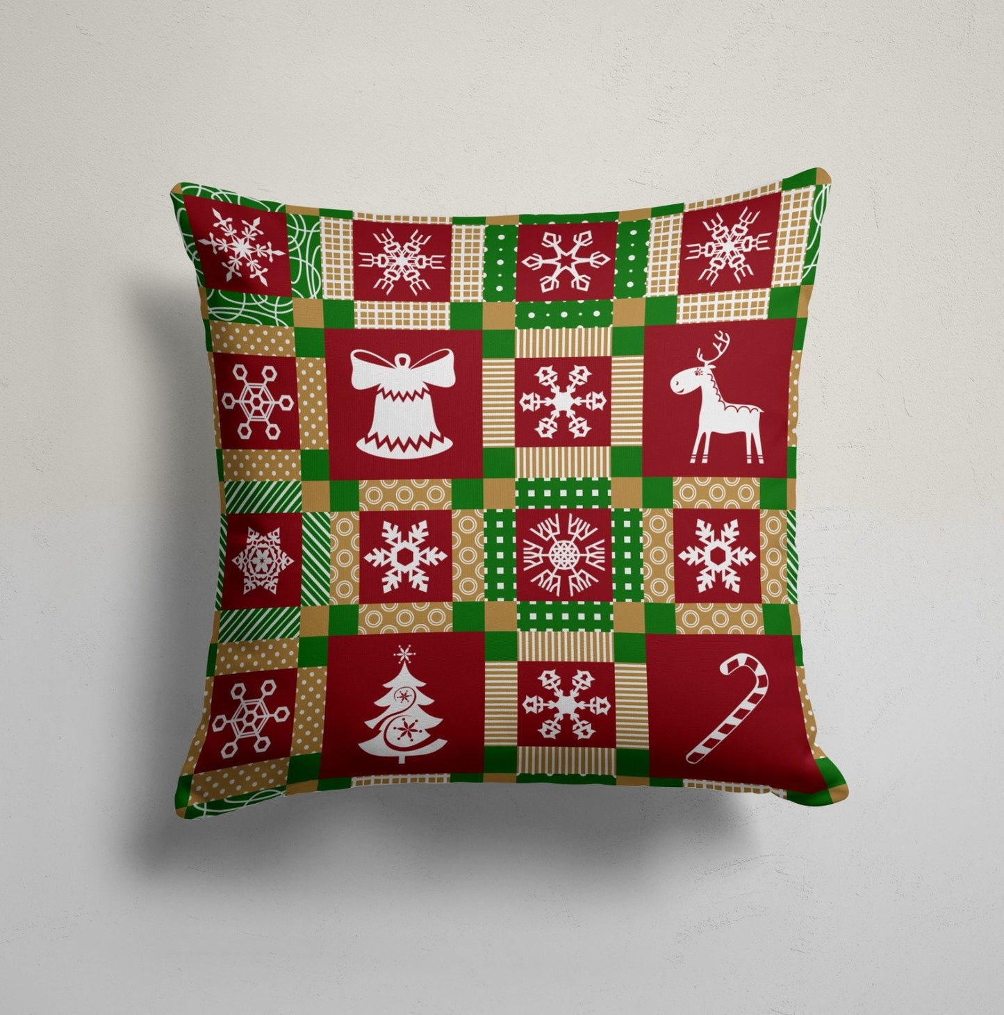 Merry Christmas Cushion Cover Festive Living Room Decor