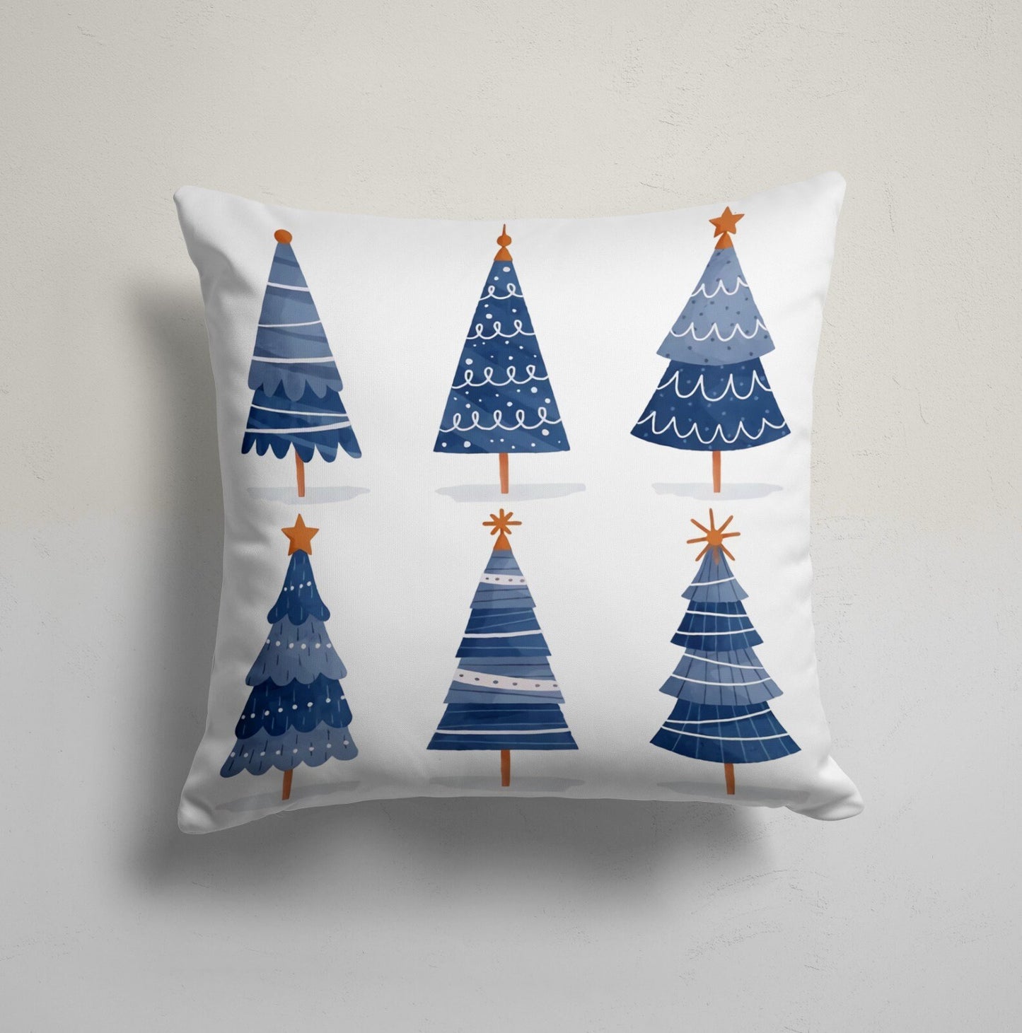 Snowman Christmas Festive Holiday Cushion Cover