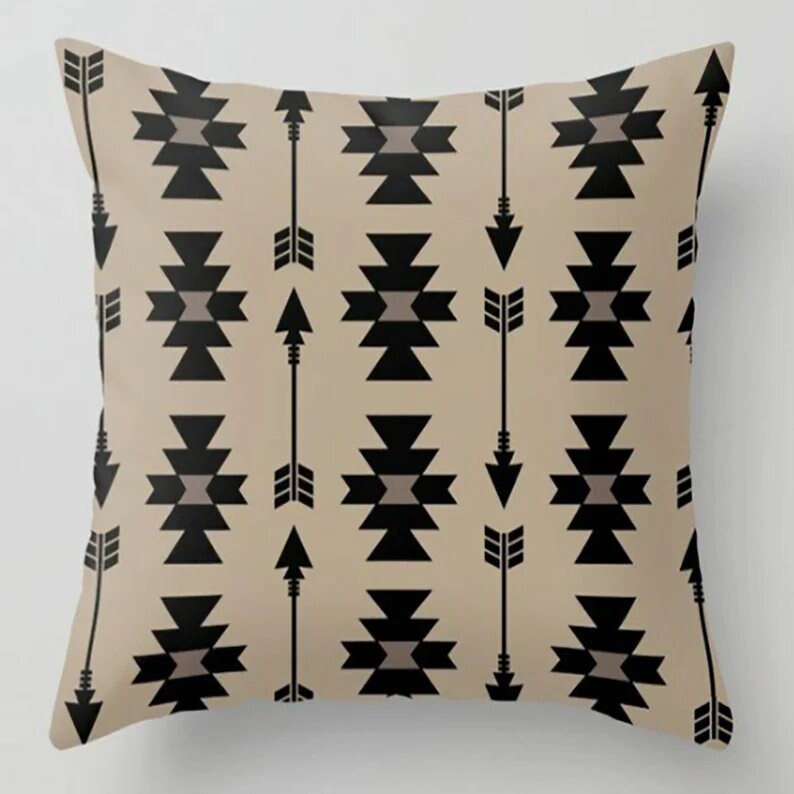 Southwestern Farmhouse Ethnic Kilim Print Cushion Cover