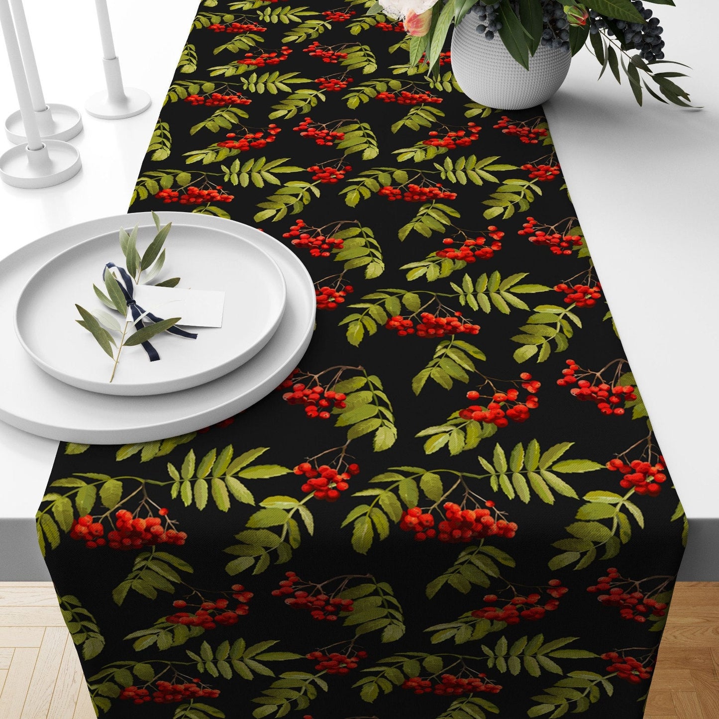 Festive Christmas Table Runner for Home Decor or Gift