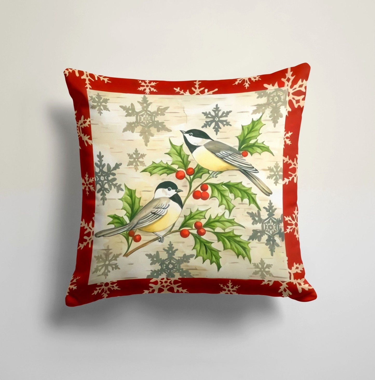 Merry Christmas Stag Xmas Tree Cushion Cover