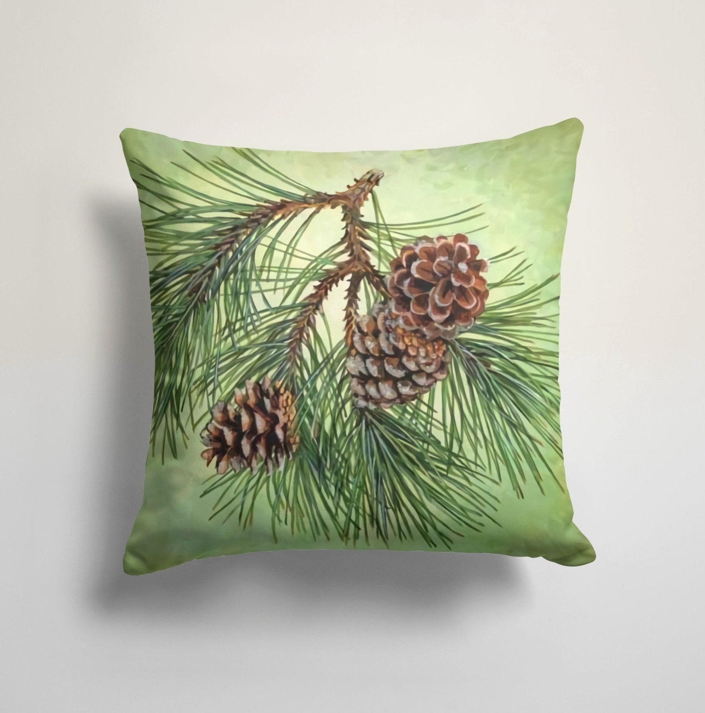 Christmas Pinecone Holiday Season Cushion Cover