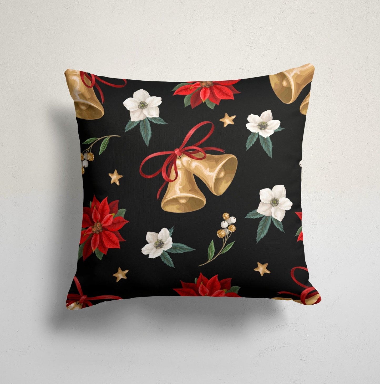 Santa Claus Christmas Joy Xmas Decorative Cushion Cover