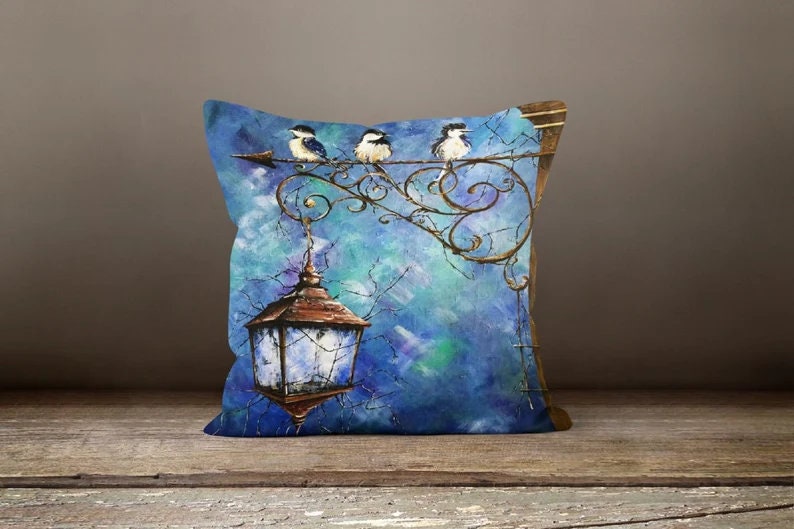 Winter House Snow Theme Landscape Cushion Cover