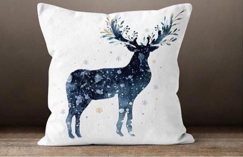 Christmas Reindeer and Stag Cushion Covers