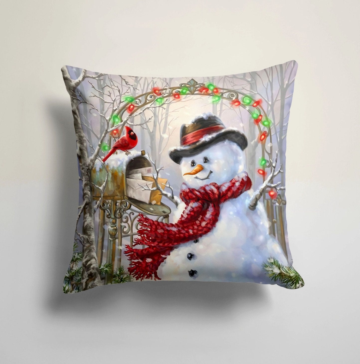 Snowman Printed Christmas&Noel Cushion Covers