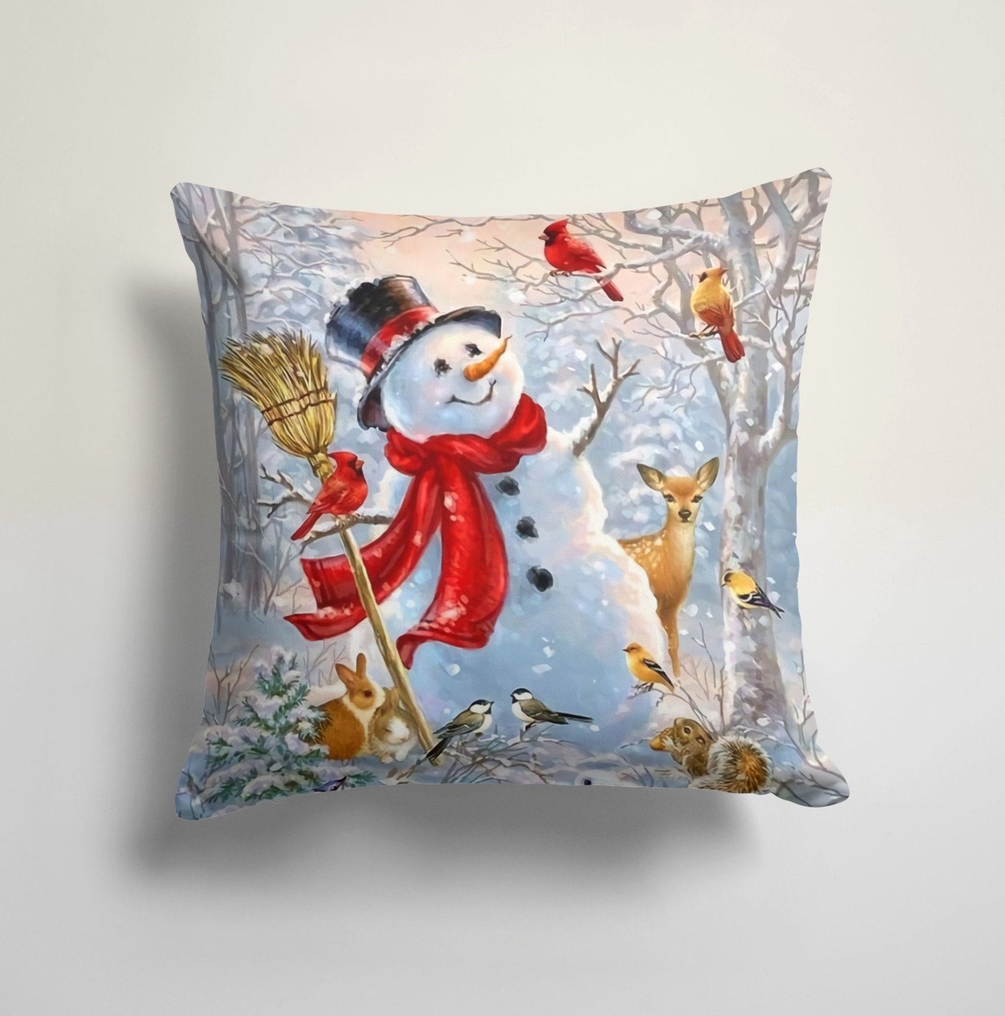 Snowman Printed Christmas&Noel Cushion Covers