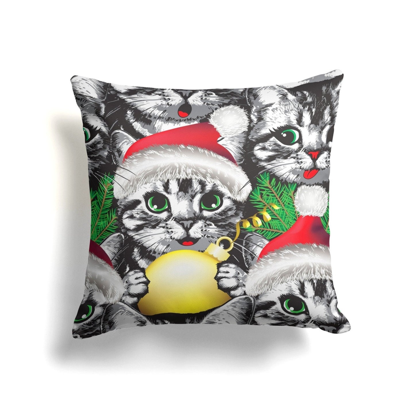 Christmas Winter Themed Deer Pattern Cushion Cover