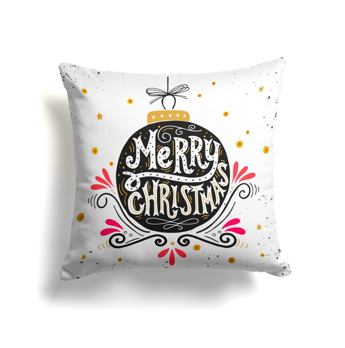 Christmas Winter Themed Deer Pattern Cushion Cover