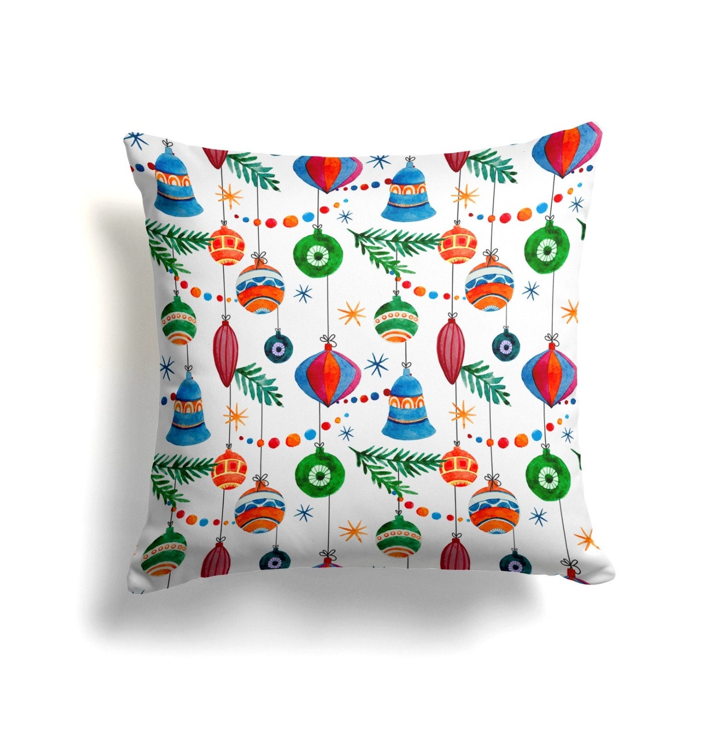 Christmas Winter Themed Deer Pattern Cushion Cover