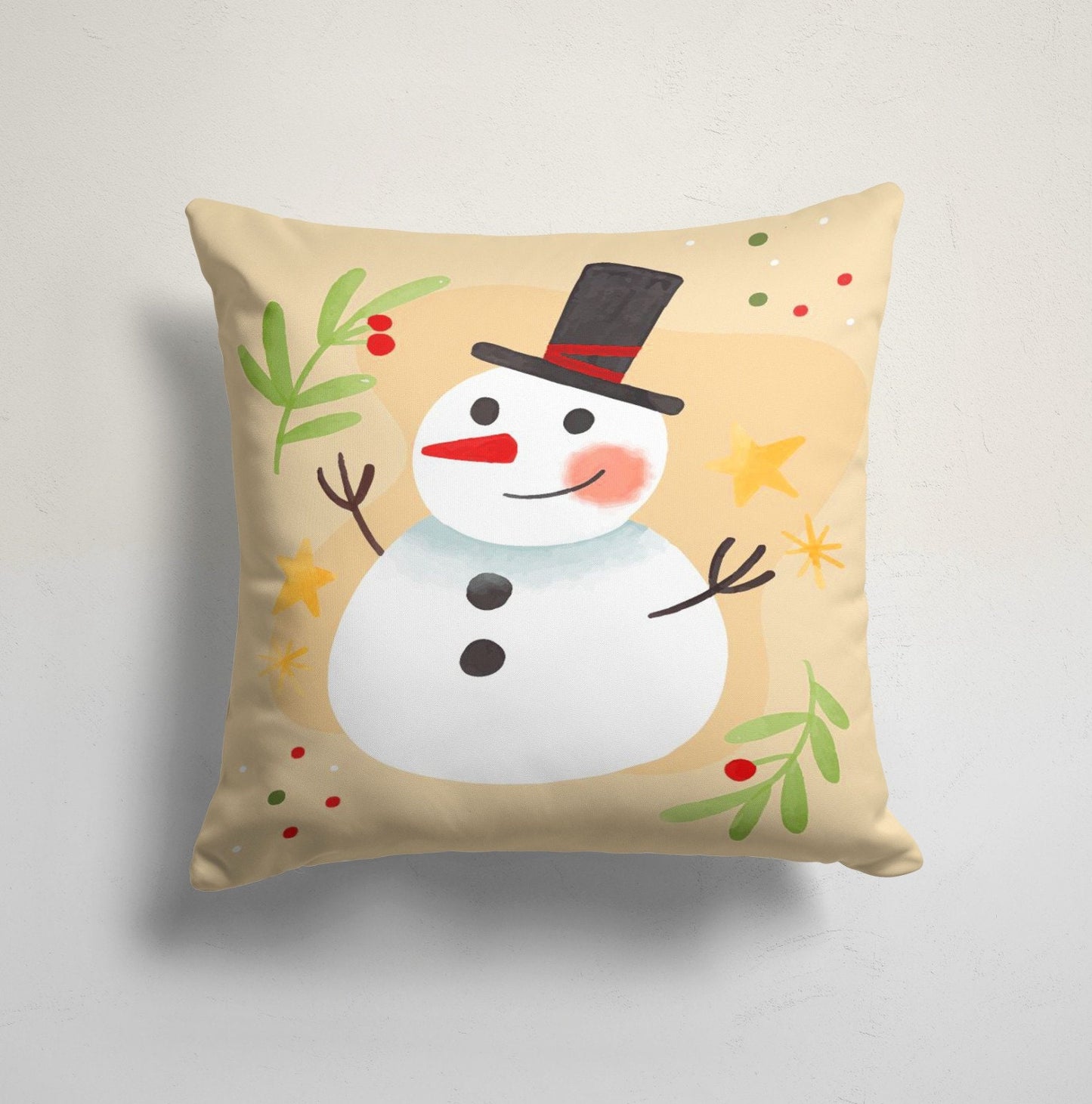 Festive Season Snowman Christmas Cushion Covers