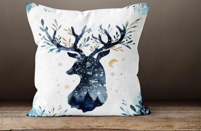 Christmas Reindeer and Stag Cushion Covers