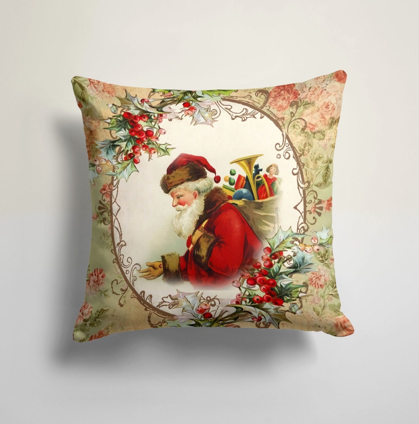 Noel Santa Claus Christmas Cushion Cover