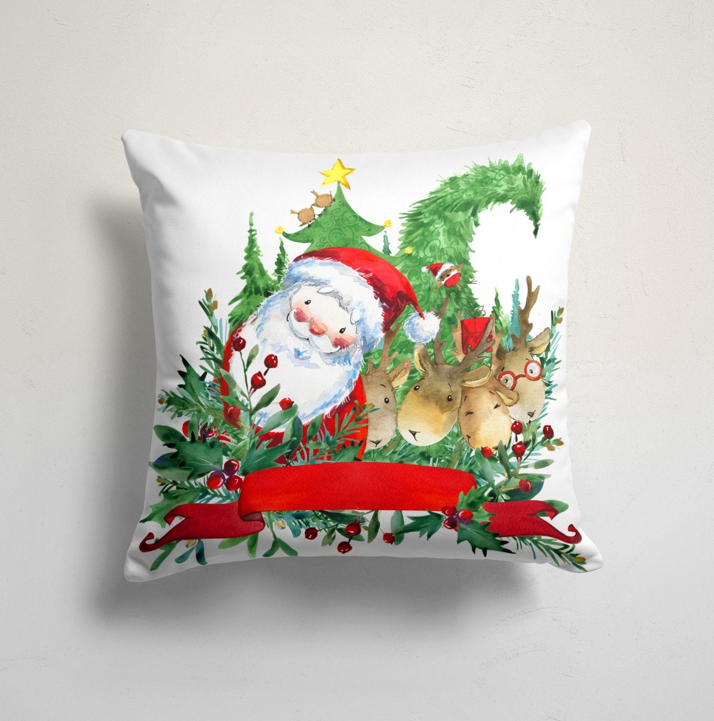 Noel Santa Claus Christmas Cushion Cover
