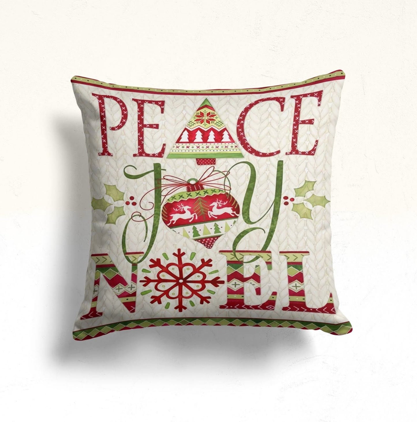 Christmas Tree Snowflake Cushion Cover Home Decoration
