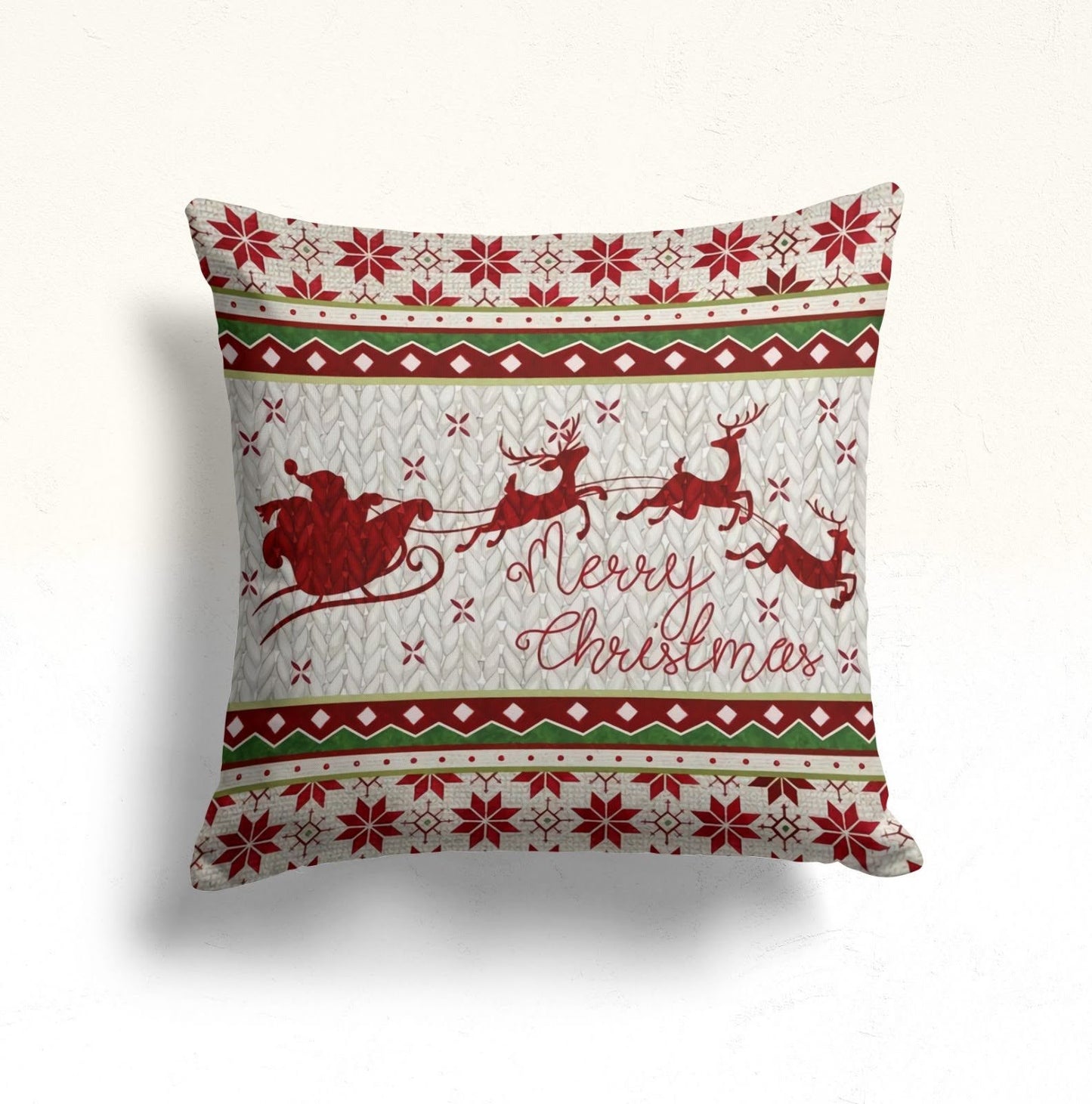 Christmas Tree Snowflake Cushion Cover Home Decoration