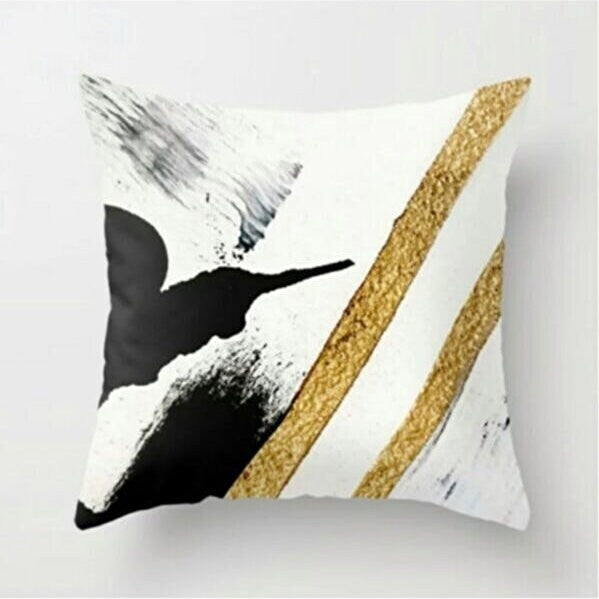 Abstract Cushion Cover Modern Farmhouse Boho Style